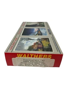 HO Walthers Discoverail 92’ Limited Edition 40' Wood Reefer Gambrinus Beer 1/500 - Picture 1 of 7