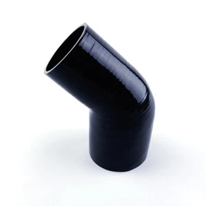 45 Degree Elbow 83mm to102mm 3.25'' to 4'' Black Silicone Coupler Turbo Hose - Bild 1 von 8