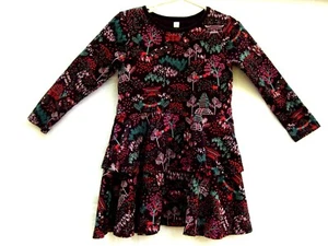 Tea Collection Dress~Beautiful Asian Imagery~Tiered~Cotton Knit~4 ~STELLAR GEM - Picture 1 of 5
