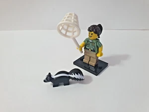 Minifigura coleccionable de oficial de control de animales Lego serie 15 71011 - Imagen 1 de 7