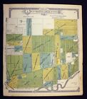 1916 Plat Map Battle Creek Calhoun County Michigan maple St. & Chestnut St.