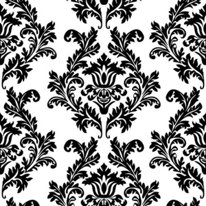 Decoupage Paper Napkins Luncheon Black White Floral Relief Pattern - Pack of 20 - Picture 1 of 7