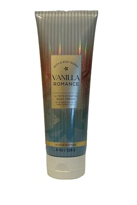 Bath & Body Works VANILLA ROMANCE Ultimate Hydration Body Cream ~ 8 Oz NEW - Image 1 of 3