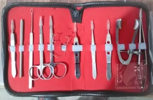 Pterygium Ophthalmic Set 10 Pcs Stainless Steel - Picture 1 of 2