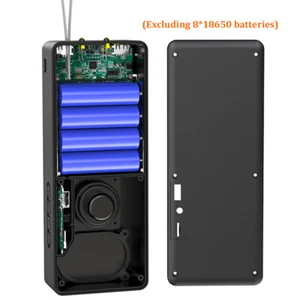 18650 Batteries Power Bank Case Quick Charge Battery Storage Boxes with Speaker - Photo 1 sur 26