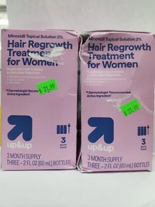 Minoxidil Topical 2% Hair Regrowth Treatment For Women 6Month Supply Exp 6/26 - Picture 1 of 3