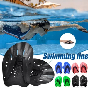 Paar Handpaddles Schwimmpaddle Wassersport Handflossen Trainingshilfe Paddel. DE - Bild 1 von 28