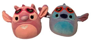 Stitch and Angel 2er Set 8 Zoll Disney Lilo und Stitch Plüsch Squishmallows - Bild 1 von 8