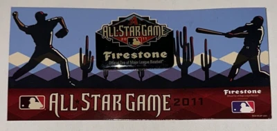 2011 MLB All Star Game Pin Diamondbacks SGA Firestone Tire Promo Sponsor 7/12/11 - Image 1 of 4