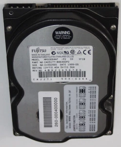 HDD Fujitsu MPD3064AT IDE 6.4GB 5400 rpm working - Photo 1/2