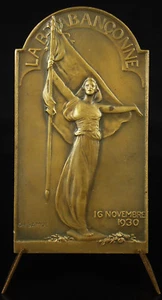Médaille La Brabançonne hymne national de Belgique Charles SAMUEL sc 1930 medal - Photo 1 sur 5