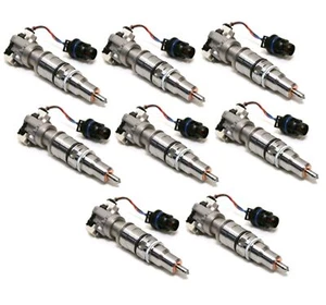 Set of 8 Delphi Reman Fuel Injectors for Ford E & F-Series Super Duty LCF V8 - Picture 1 of 1