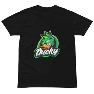 Unisex premium Ducky t-shirt | Cute t-shirt handmade Logo design Print - Picture 1 of 9
