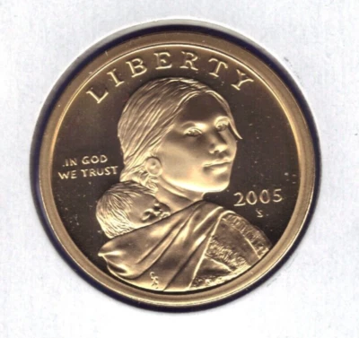 2005-S PROOF NATIVE AMERICAN / SACAGAWEA DOLLAR - Image 1 of 2