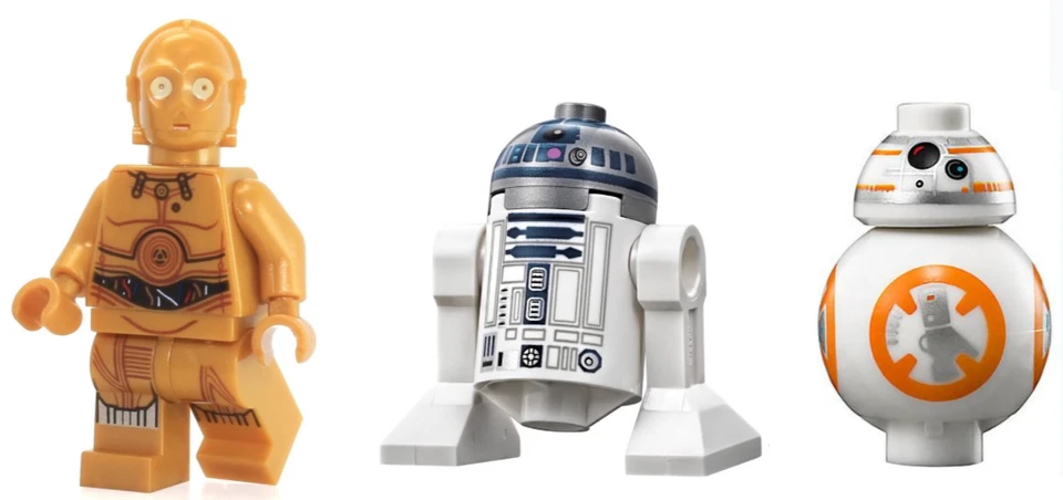 LEGO Star Wars C-3PO R2-D2 BB-8 Minifigure Astromech Protocol Droids 75136 75159 - Image 1 of 1