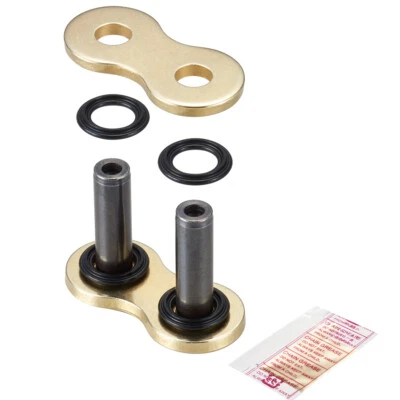 DID Kettenschloss Hohlnietschloss für DID Kette 525 VX3 X-Ring Gold Kette - Bild 1 von 3