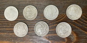 ~7~ Morgan Silver Dollar Replicas ~Copy Coins~ S Mints- 7 Coin Lot !!!! - Picture 1 of 6