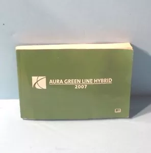 07 2007 Saturn Aura Green Line Hybrid manual del propietario - Imagen 1 de 1