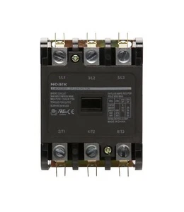 EX9CK90B30U7, NOARK, 3P DP CONTACTOR, 90A 3NO 240V AC COIL, LUG TERMINALS - Picture 1 of 2
