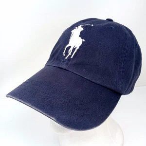 Polo Ralph Lauren Hat Wimbledon Tennis Big Pony Logo Strapback Dad Cap RARE - Picture 1 of 10
