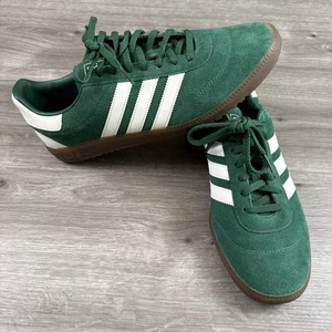 Zapato Adidas Para Hombre Talla 9.5 Verde Tiza Blanco Verde Oscuro Plantilla Especial - Imagen 1 de 23