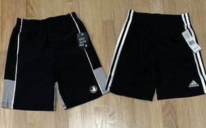 Two Pairs Of Boys Athletic Shorts ~ Body Glove & Adidas Size 7/8 - Picture 1 of 4