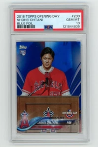 Shohei Ohtani 2018 Topps Opening Day Blue Foil #200 PSA 10 GEM MT RC Angels - Imagen 1 de 2