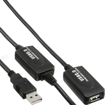 InLine Cavo USB 2.0, Attivo, Prolunga, Amplificatore segnale "Repeater", Type A - Immagine 1 di 3