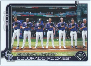 2025 TOPPS #486 COLORADO ROCKIES TEAM CARD - Bild 1 von 2