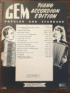 DANCE WITH A DOLLY - arr. von Pietro Deiro - Akkordeon Noten - 1944 - Bild 1 von 5