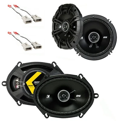 Fit Ford Escort/ZX2 1997-2004 Factory Speaker Upgrade Kicker DSC65 DSC68 Package - Image 1 of 4