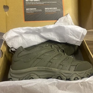 MERRELL Men's Moab 3 Tactical Shoe OD Dark Olive Size 9 J004117 Dark Olive NEW - Picture 1 of 8