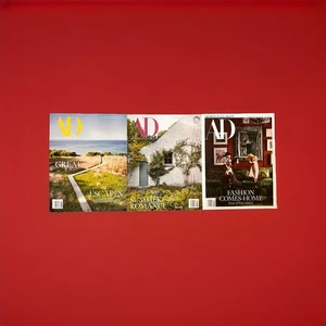 Lot of 3 New Unread Architectural Digest Magazines June, July/Aug, Sept.  2025 - Picture 1 of 7