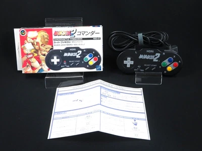 Tested GARODENSETU2 COMMANDER Fatal Fury 2 Controller Super Famicom SNES HORI 1 - Image 1 of 4