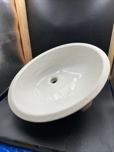KOHLER Caxton K-2210-96 17"x14" ovale sottolavello bagno biscotto troppopieno - Foto 1 di 7