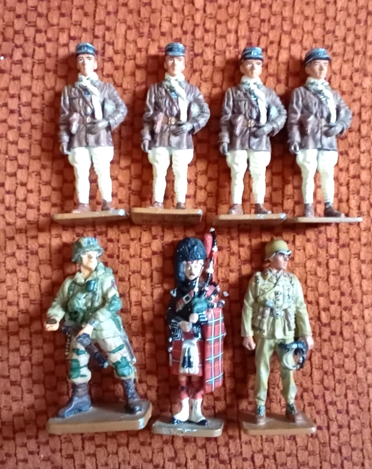 Soldat de plomb Captain of tanks + autres ww2 - Photo 1/1