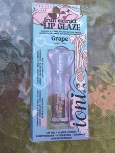 Ioni Fruit Extract Lip Glaze~Grape~Glow-Getter Collection~Lip Oil~Gloss Hybrid~ - Picture 1 of 2