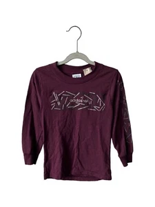 vintage adidas long sleeve t-shirt youth size 7 small deadstock NWT 80s USA made - Picture 1 of 6
