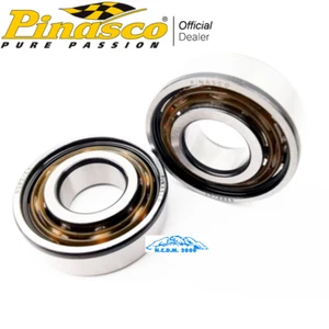 COPPIA CUSCINETTI PINASCO 6202 TN9-C4 CICLOMOTORI PIAGGIO 50 SI BRAVO CIAO BOSS - Picture 1 of 6