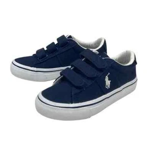 Polo Ralph Lauren Sayer EZ Child Sneakers Navy / Paperwhite - Picture 1 of 5