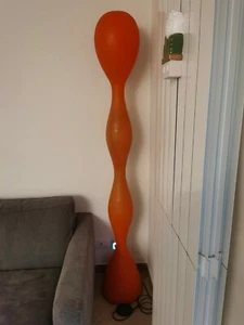 FLOOR LAMP KUNDALINI YOGA ORANGE. DESIGNER BERTICCHI - Foto 1 di 5