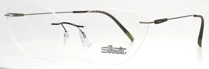 Anteojos de gato SILHOUETTE 5500 70 6560 Gunmetal para mujer 55-17-140 B:40,8 - Imagen 1 de 15