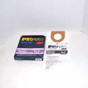 NEW 3M Filtrete Vacuum Vacuum Bags 1 Hoover Y & Z for Hoover - Picture 1 of 1