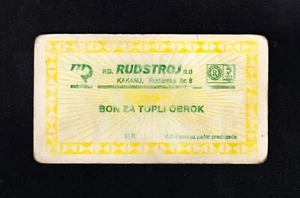 F.C. BOSNIA HERZEGOVINA , RUDSTROJ KAKANJ 1989 , EBC- ( XF- ) . - Imagen 1 de 2