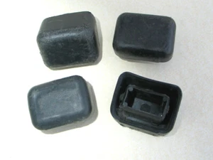4 - Tapas finales de plástico negro Thule EC-1 para barras rectangulares cuadradas - - cubiertas EC1 - Imagen 1 de 2