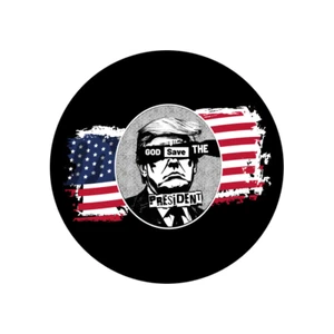 God save the president II Trump Aufkleber Sticker Auto Magnet Vinyl wetterfest - Bild 1 von 1