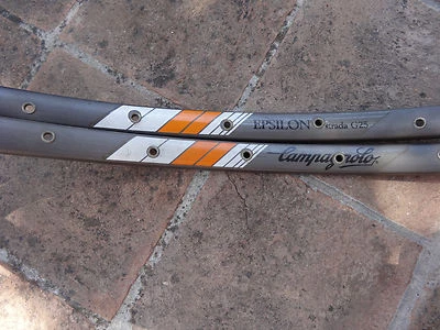 Campagnolo Epsilon strada G25 pair tubulars 32 hole Coppia Cerchi Tubolare Nos - Image 1 of 4