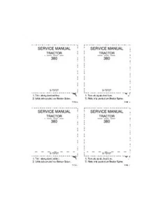 CASE 380 GENERAL PURPOSE CARICATORE MANUALE DI SERVIZIO LANDSCAPER - Foto 1 di 1