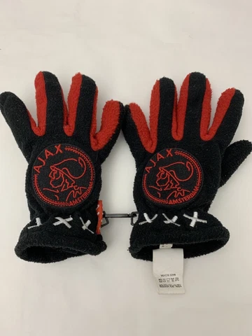 Amsterdam Ajax Children s/m Fleece Glove Red/ Blk Cover