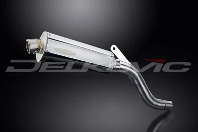 Delkevic 14" Stainless Steel Oval Muffler - Yamaha XT600E - 1995-2005 Exhaust - Image 1 of 3